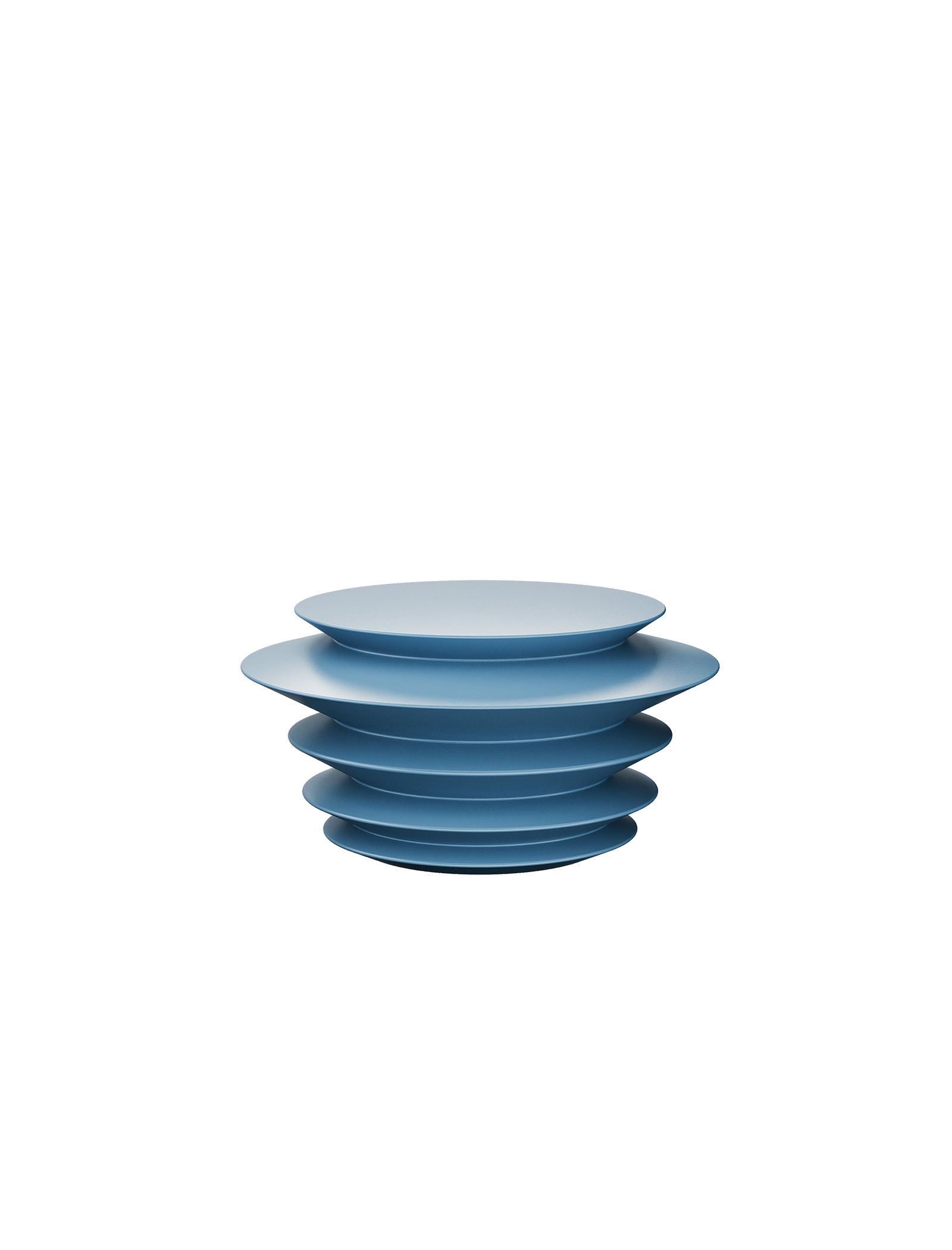 ACCORDION Hook - L1 in blue with layered, accordion-style design resembling a sculptural functional hook.
