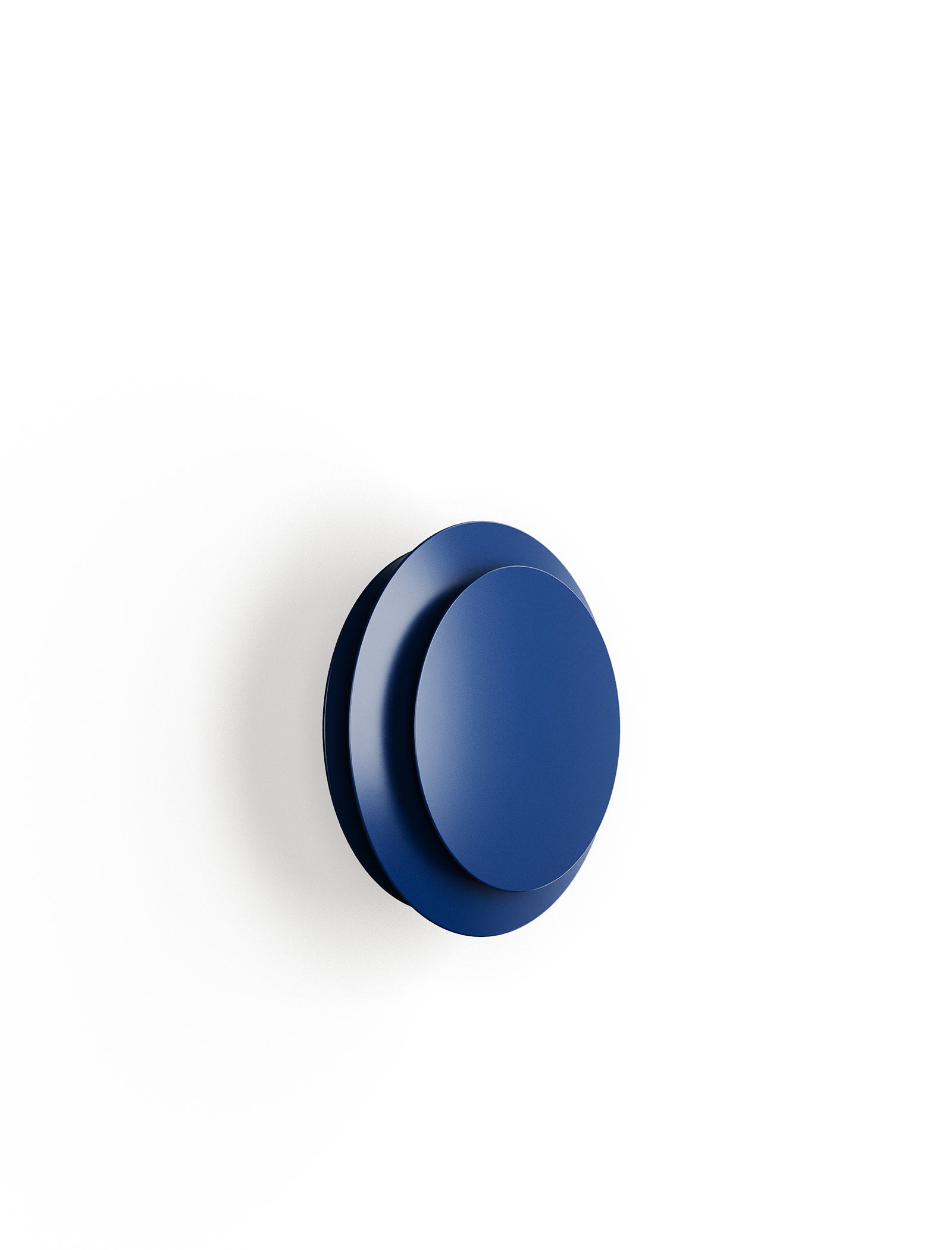 ACCORDION Hook - L3 shown in deep blue, featuring a modern round layered design for hanging items.