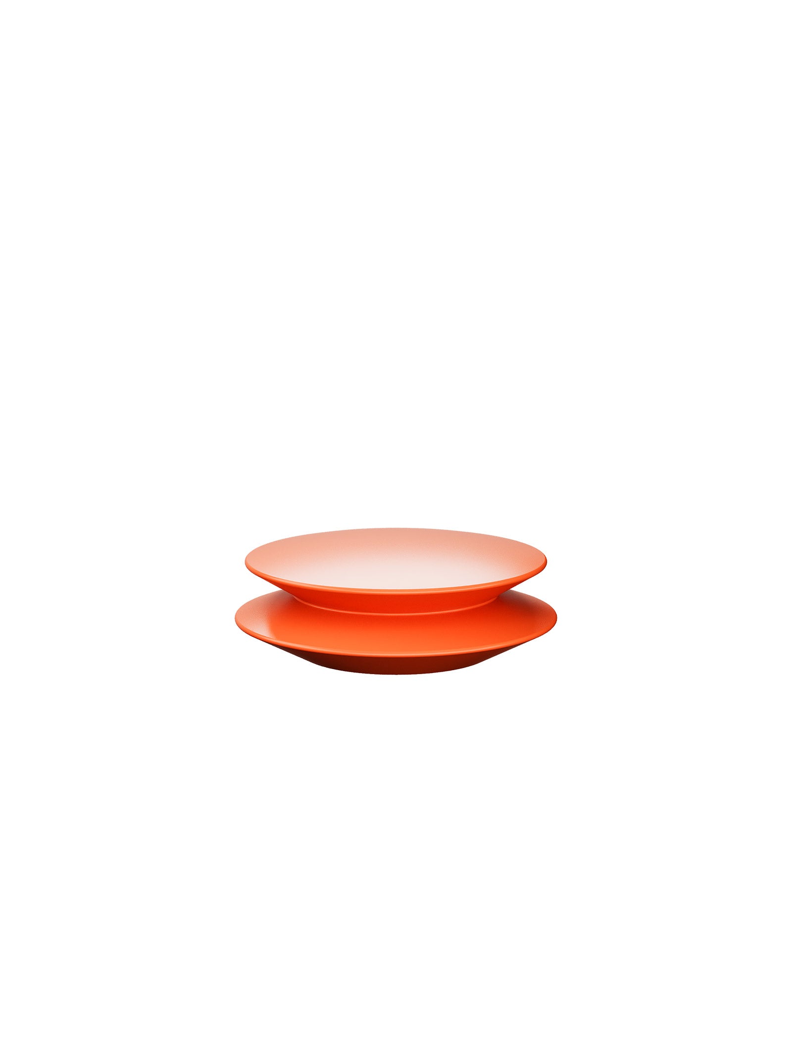 ACCORDION Hook - M1 in vibrant orange, modern sculptural hook for hanging jackets and bags.