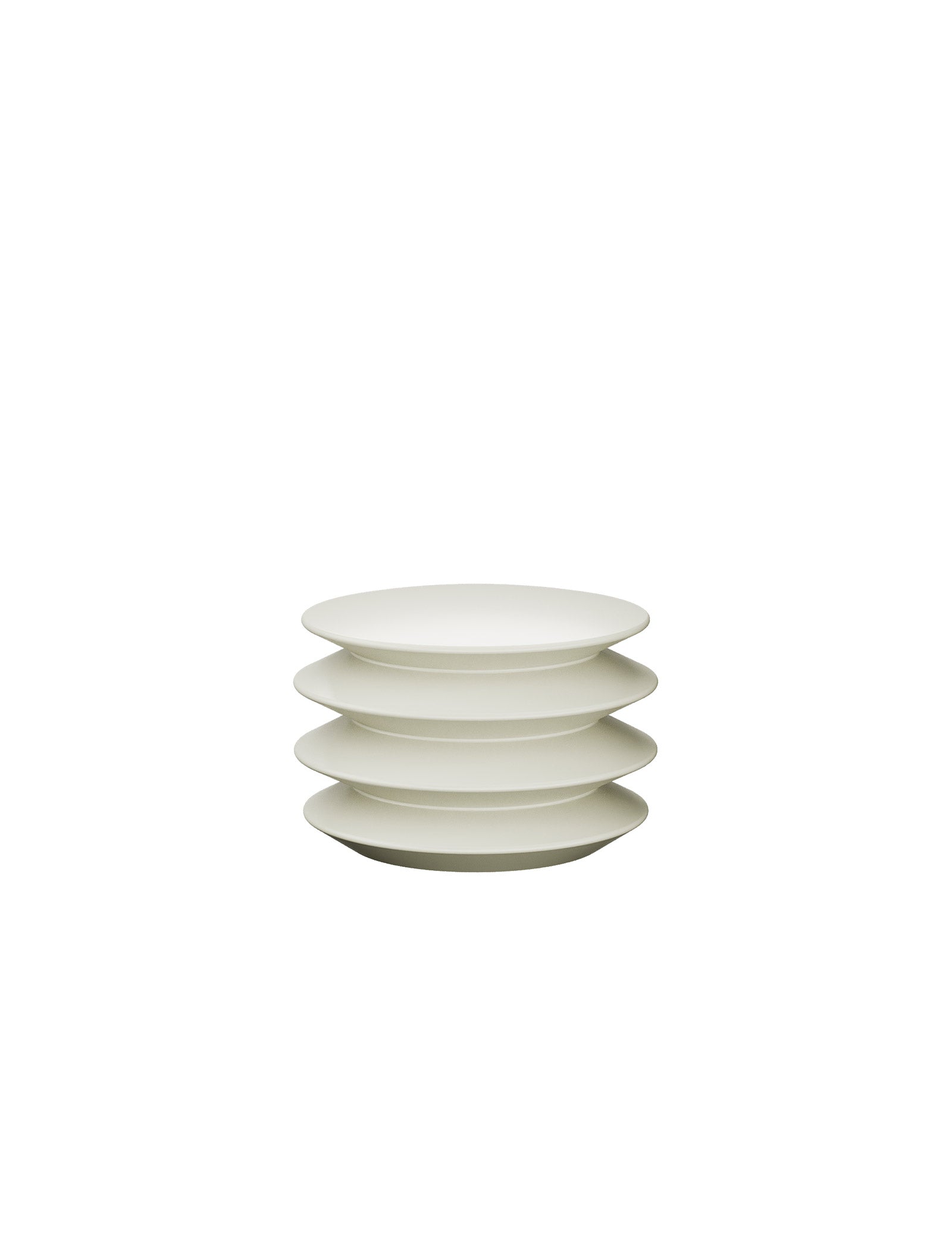 ACCORDION Hook - M2, white sculptural wall hook with accordion-like layered design for hanging items.