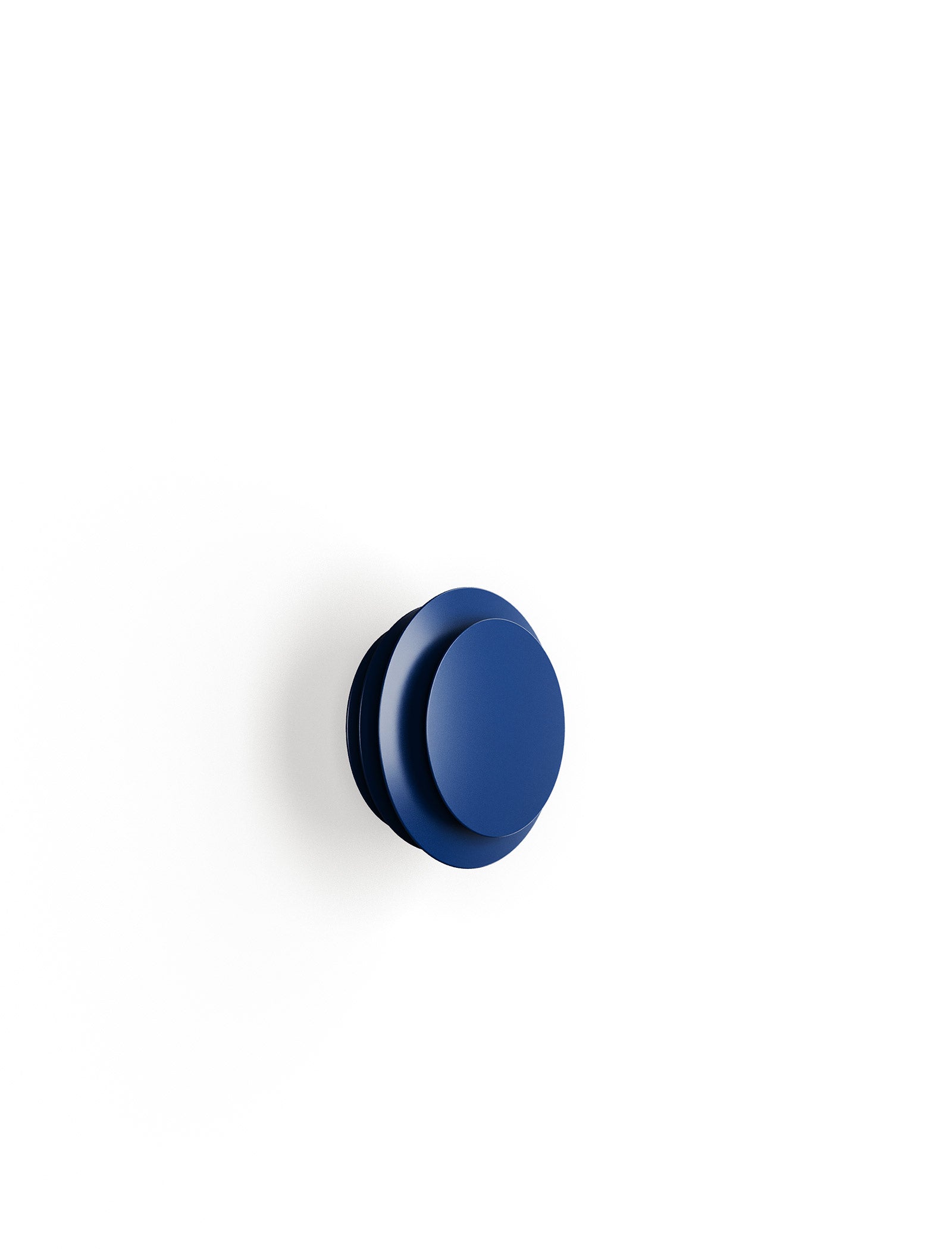 ACCORDION Hook - M3 in deep blue, modern round layered design for hanging jackets, bags, and more.