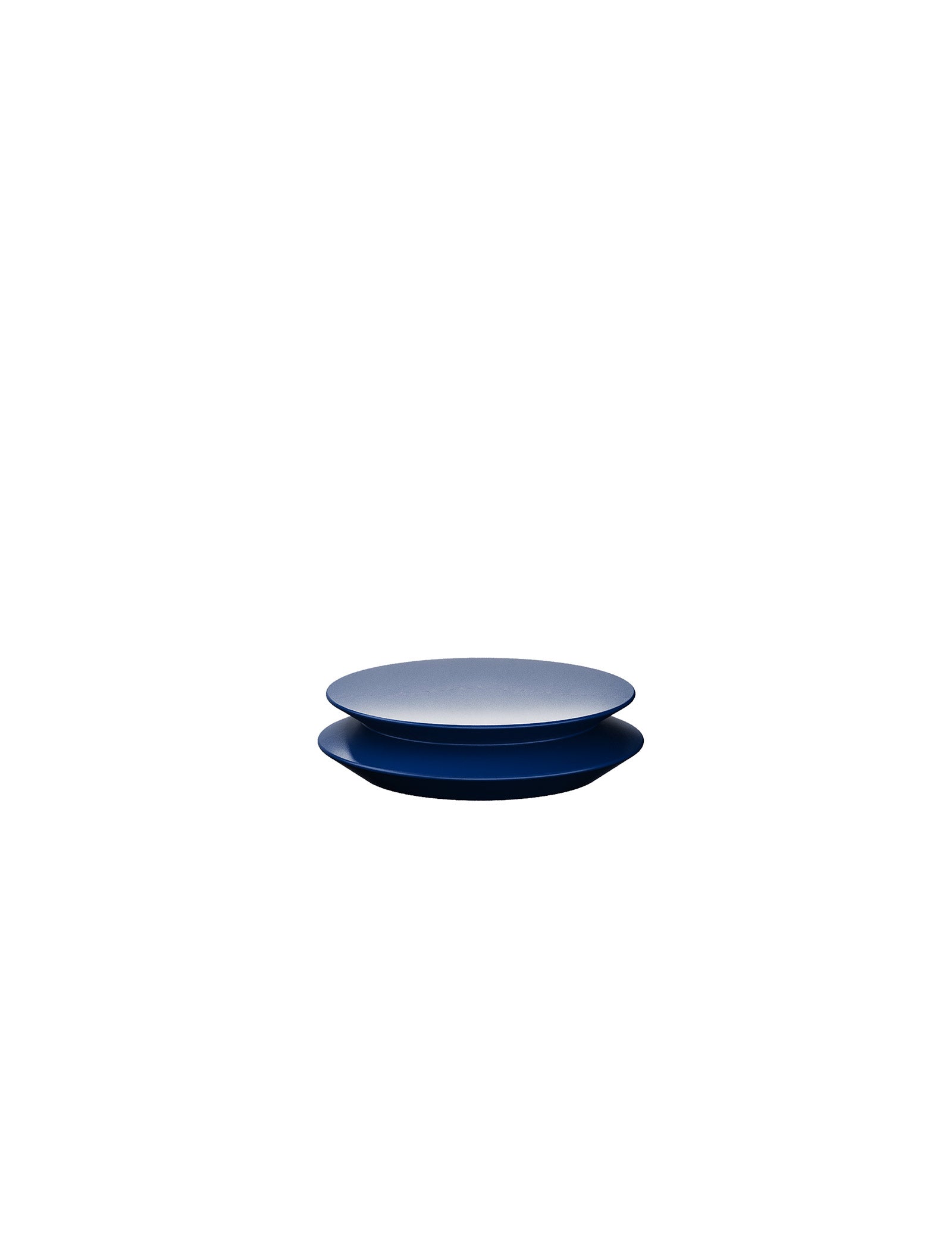 ACCORDION Hook - S2 showing its side profile resembling an accordion shape with smooth blue wooden layers.